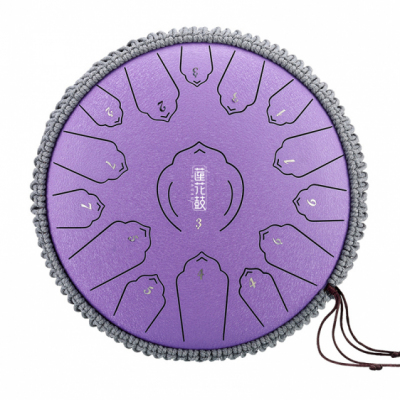 Hluru-Huashu TWL15-12 Lavender - Tongue Drum 15 notes 12