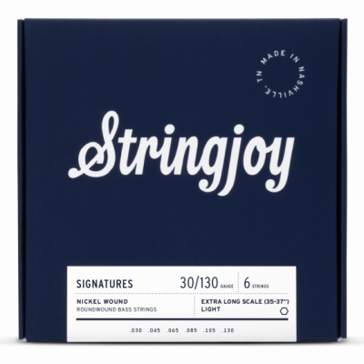 Stringjoy BA30130XL struny do gitary basowej niklowane 30-130 6-str Extra Long
