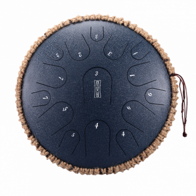 Hluru TB15-14-NavyBlue - Tongue drum 15 ton 14