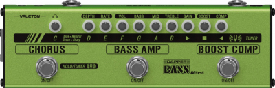 Valeton Dapper Bass Mini - multiefekt basowy