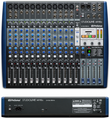 PreSonus StudioLive Mixer AR16c USB - mikser hybrydowy