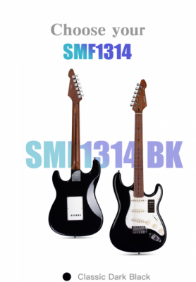 SAGA SMF1314 BK (SSS) - Gitara elektryczna