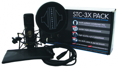 Sontronics STC-3X Pack czarny - Mikrofon pojemnościowy