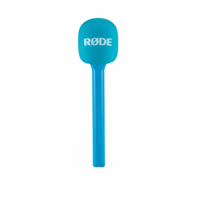 RODE Interview GO - Uchwyt z pop filtrem niebieski