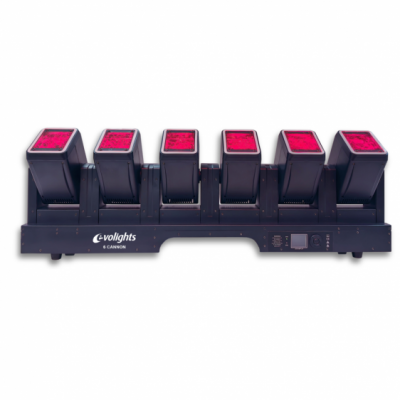 EVOLIGHTS 6 CANNON - Belka oświetleniowa 6x głowica ruchoma LED