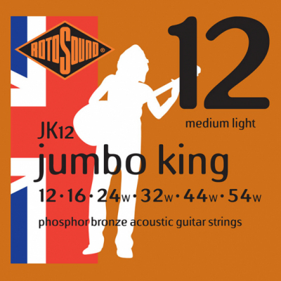Rotosound JK12  [12-54] brąz fosforowy struny do gitary akustycznej