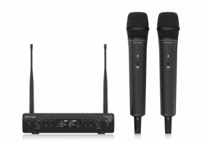 Behringer XTM1-35 DUAL VOCAL SET - System bezprzewodowy UHF z 2 mikrofonami bezprzewodowymi