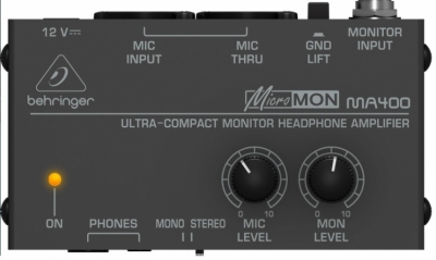 Behringer MA400 - monitorowy wzmacniacz słuchawkowy