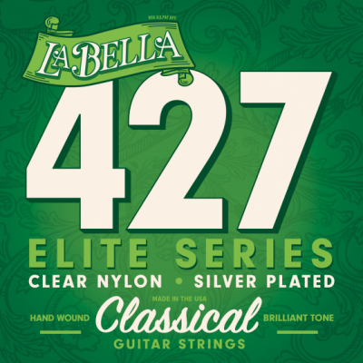 La Bella Elite Clear Nylon Silver-Plated 427 - Struny do gitary klasycznej