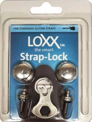 LOXX Music Box Standard Chrome - Zaczepy paska Strap Lock