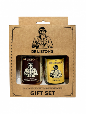 Dr. Liston’s Guitar Glaze Gift Set DR-GS-GGLO - zestaw do pielęgnacji gitary z nabłyszczaczem i olejkiem cytrynowym