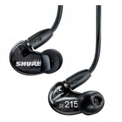 Shure SE215-K-E - Słuchawki douszne czarne