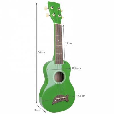 NN UD01 GR - ukulele sopranowe dla dzieci