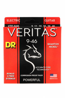 DR VTE 9-46 VERITAS struny powlekane do gitary elektrycznej