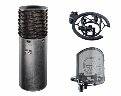 Aston Microphones SPIRIT BUNDLE - Mikrofon pojemnościowy + uchwyt + pop filtr