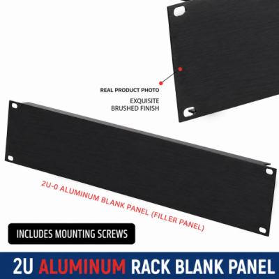 Kera Audio 2U-0 - Patch panel pusty RACK 19
