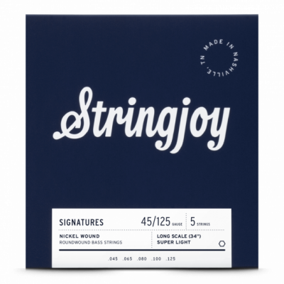 Stringjoy BA45125LS struny do gitary basowej niklowane 45-125 5-str
