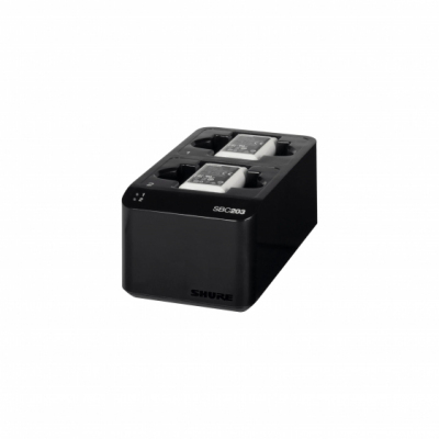 Shure SBC203-E - Podwójna ładowarka do akumulatorów SB903 /nadajników SLXD1, SLXD2