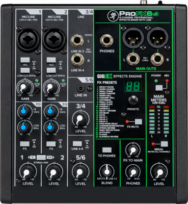 MACKIE PROFX 6 v 3 - mikser analogowy