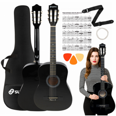 SUPRIMO CGS2 BK - Gitara klasyczna 4/4