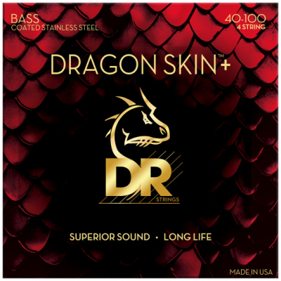 DR DBS 40-100 DRAGON SKIN+ STAINLESS - STRUNY DO GITARY BASOWEJ