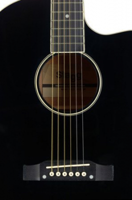 Stagg SA35 DSCE-BK - gitara elektroakustyczna