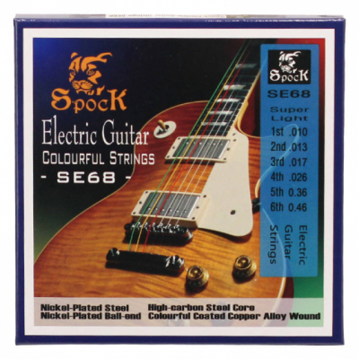 SPOCK SE68 (10-46) - Struny do gitary elektrycznej