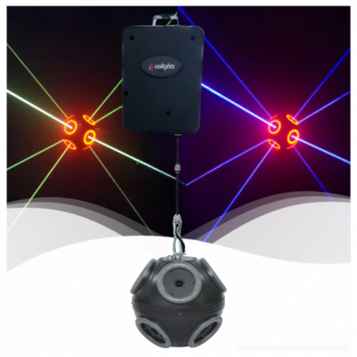 EVOLIGHTS COSMIC BALL LASER - Multiefekt świetlny LED