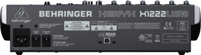 Behringer X1222USB - 12-kanałowy mikser z preampami XENYX