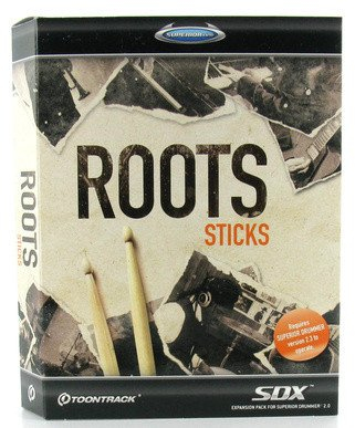 Toontrack Roots SDX - Sticks - wirtualny zestaw instrumentów perkusyjnych
