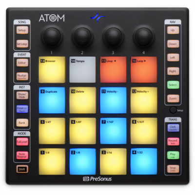 PreSonus ATOM - Kontroler USB/MIDI