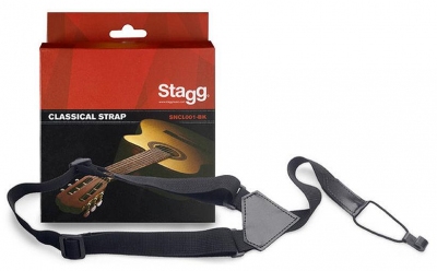 Stagg SNCL001-BK - pasek z regulacją do gitary klasycznej lub ukulele-4115