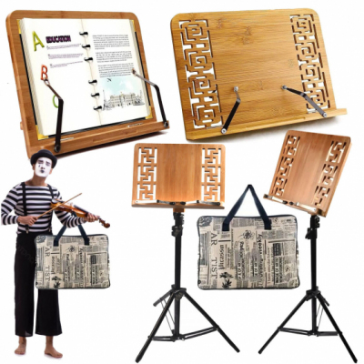 DNA WP1 - drewniany pulpit do nut z zaciskami