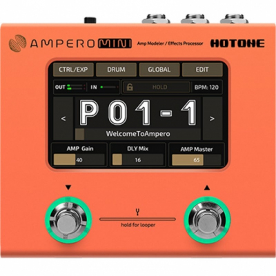 Hotone Ampero Mini (Orange) - Multiefekt gitarowy