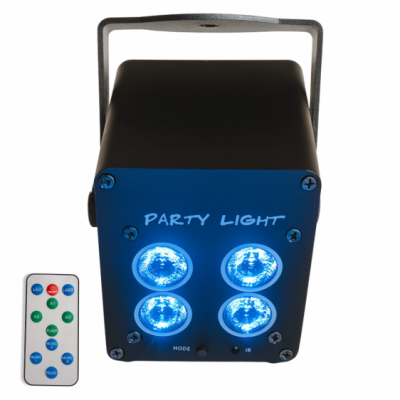 LIGHT4ME ACCU PAR 4x3W - Reflektor akumulatorowy 3600 mAh