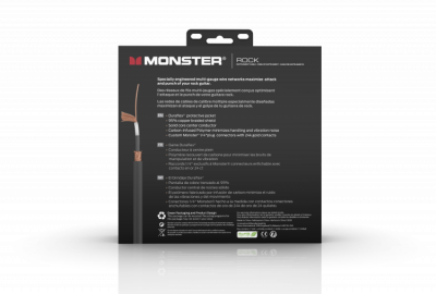 MONSTER CABLE ROCK - Kabel instrumentalny 3.6m