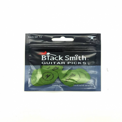BlackSmith Delrin Standard 0.88mm GREEN - Kostki do gitary 12 szt.