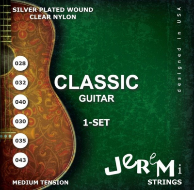 JEREMI CG2843 - Struny do gitary klasycznej