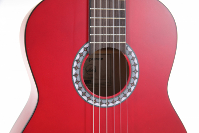 Gewa Basic - Gitara klasyczna czerwona 1/2