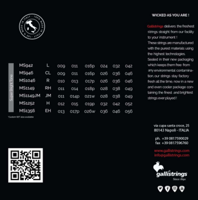 Galli MS1252 Heavy - struny do gitary elektrycznej