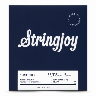 Stringjoy BA55135LS struny do gitary basowej niklowane 55-135 5-str