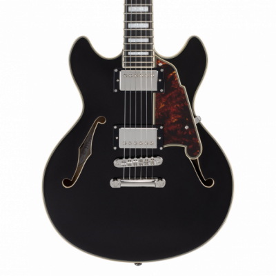 D'Angelico Premier Mini DC Black Flake - gitara elektryczna