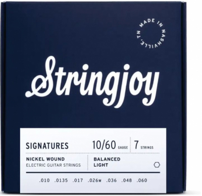 Stringjoy BAL107 SIGNATURES 10-60 7-str - Struny do gitary elektrycznej