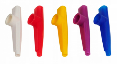 EVER PLAY HY-627 Białe - Kazoo plastikowe w kolorze białym