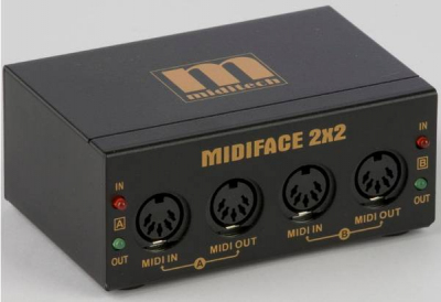 MIDITECH MIDIFACE 2x2 - Interfejs MIDI/USB