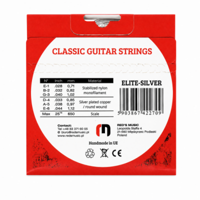 REDS MUSIC ELITE - Struny do gitary klasycznej