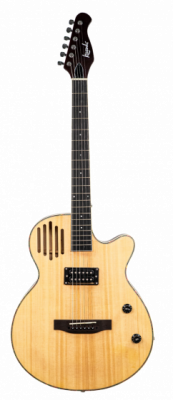Kazuki AKZ-SA-40-NA - Gitara elektryczna hybrydowa 2 w 1