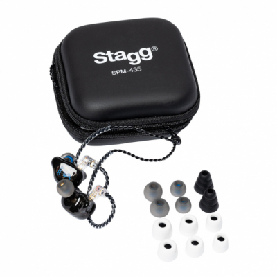 Stagg SPM-435 BK - Douszne monitory słuchawkowe