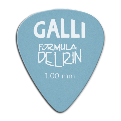 Galli Delrin D-51Y - kostki gitarowe 1,00 mm, 12 szt.