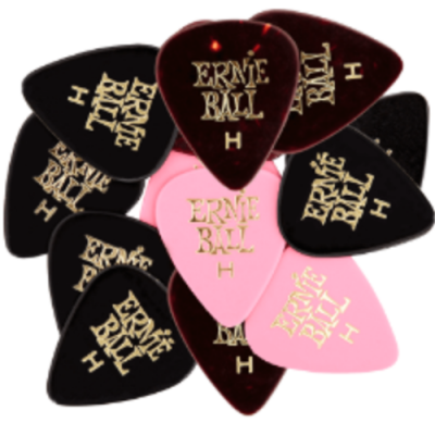 ERNIE BALL EB 9180 - Zestaw 12 piórek do gitar